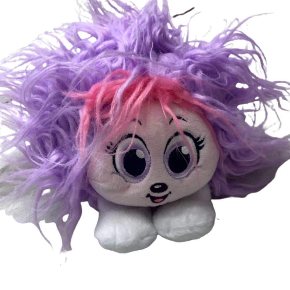 Zuru Schnooks Doll Hair Purple Pink Feet‎ 6" Tall Plush Stuffed